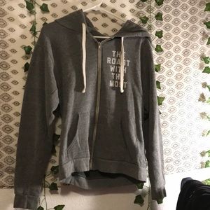 grey starbucks hoodie